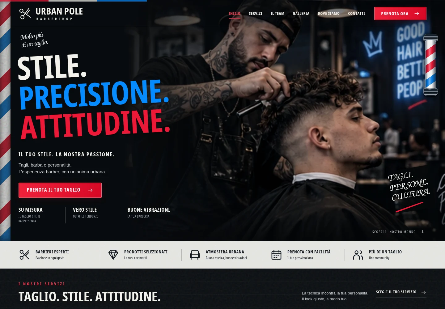 URBAN POLE — Anteprima del sito